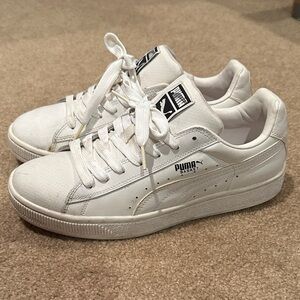 Puma Classic White Leather Sneakers
